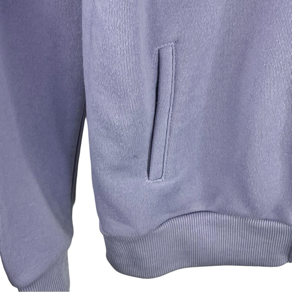 VIVRE LA VIE Women’s Lavender Zip Hoodie w Positive Message and Stars on Arm XS - Picture 6 of 7
